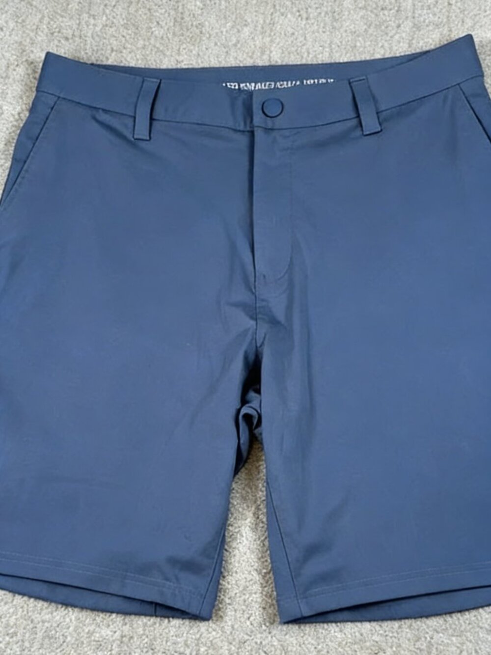 Rhone Mens 35 Blue 9" Commuter Performance Chino Shorts